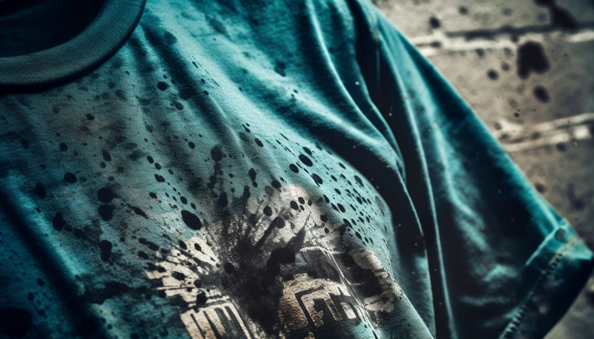 Estampa detalhada em camiseta personalizada.